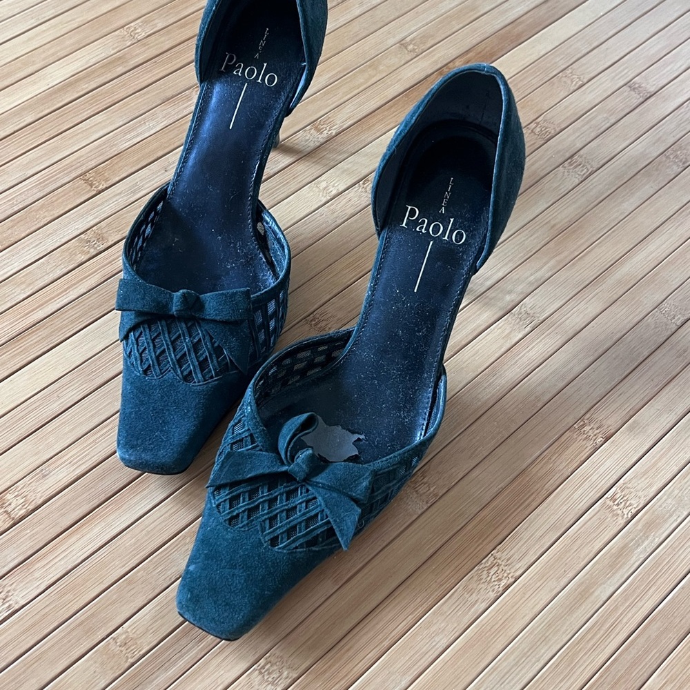 Paolo Green Heels